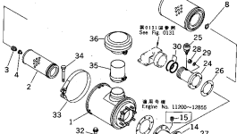 Труба 6210-11-4130 Komatsu