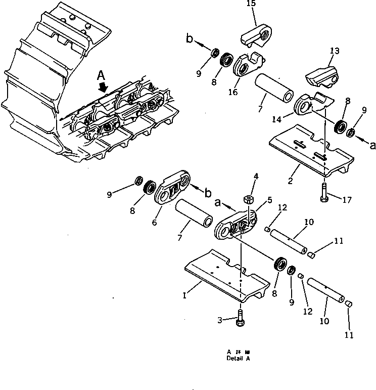 Палец 198-32-31150 Komatsu