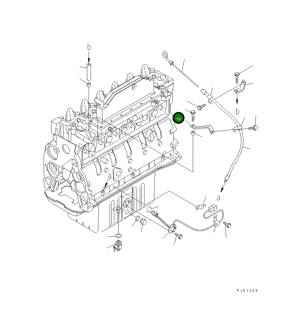 Кронштейн 6736-21-5210 Komatsu