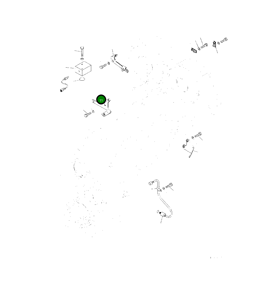 Кронштейн 425-62-41390 Komatsu