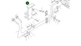 Кронштейн 207-62-K3831 Komatsu