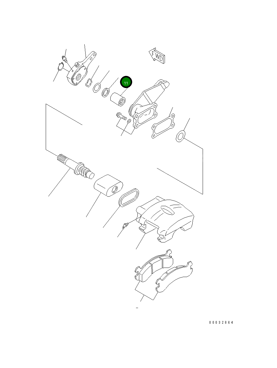 Набивка 426-32-15490 Komatsu