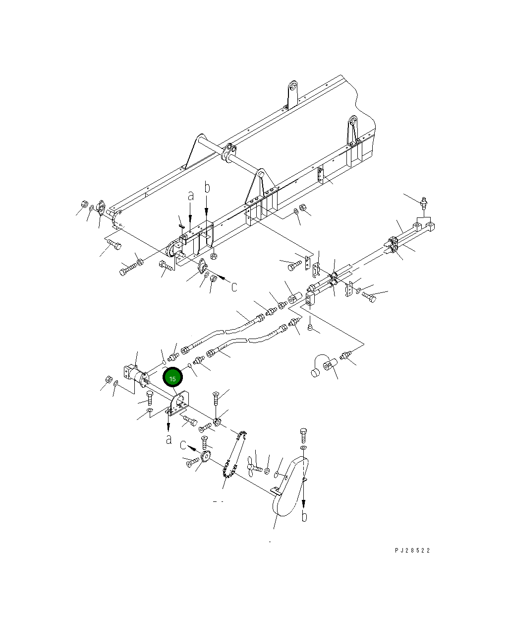 Кронштейн KWKKS-75-11140 Komatsu