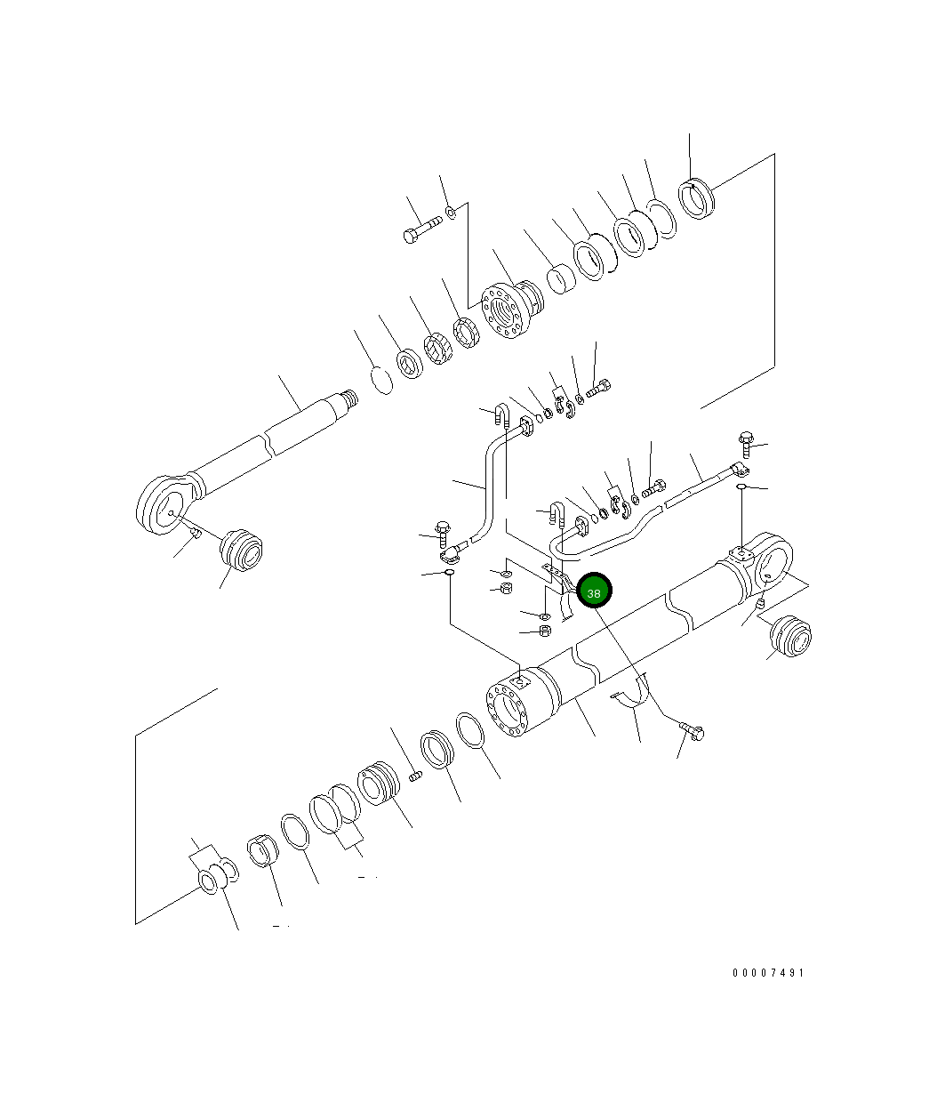 Кронштейн 707-88-25260 Komatsu