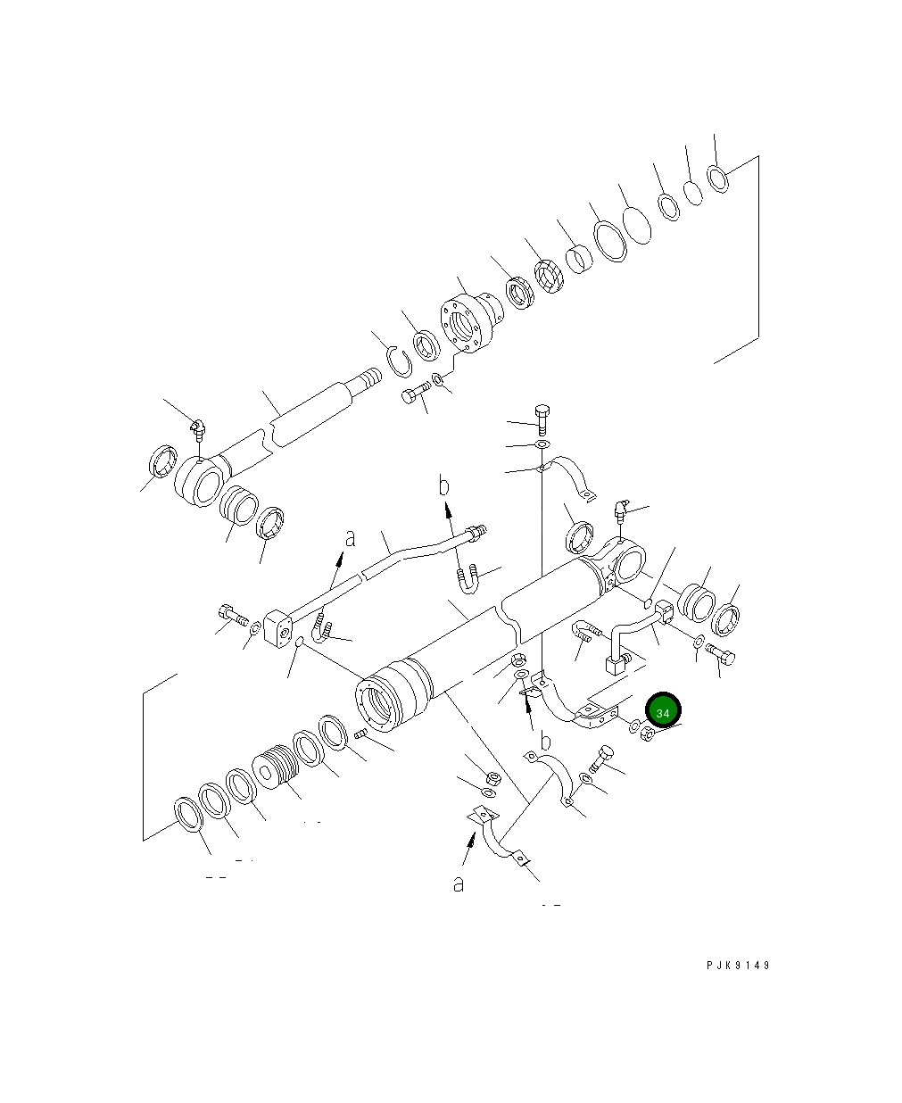 Кронштейн 21Y-63-72191 Komatsu