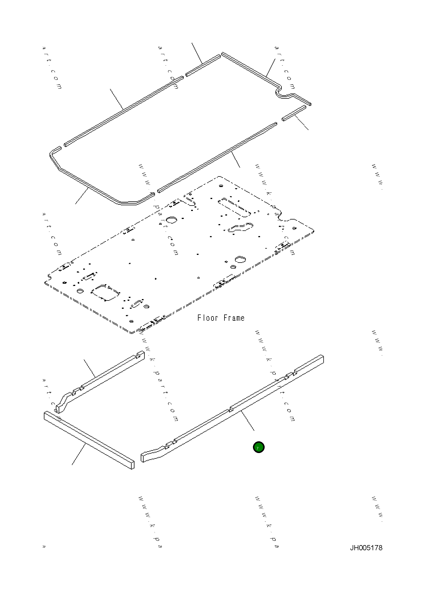 Лист 2A5-43-11981 Komatsu