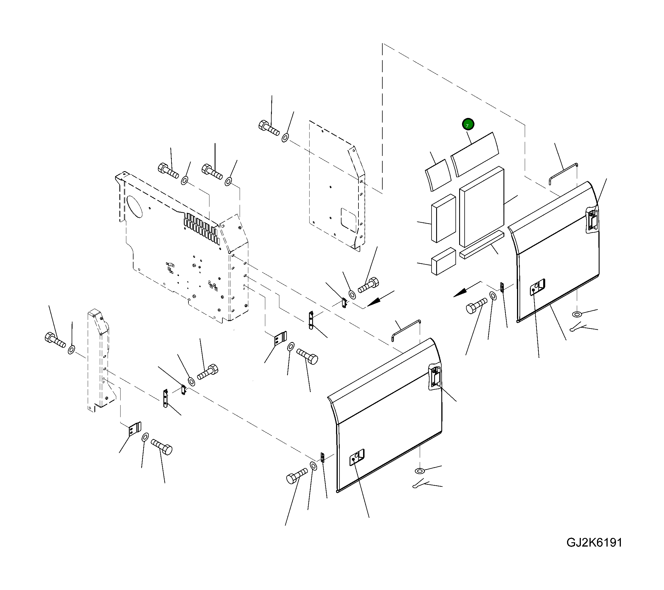 Лист 20K-54-H1150 Komatsu