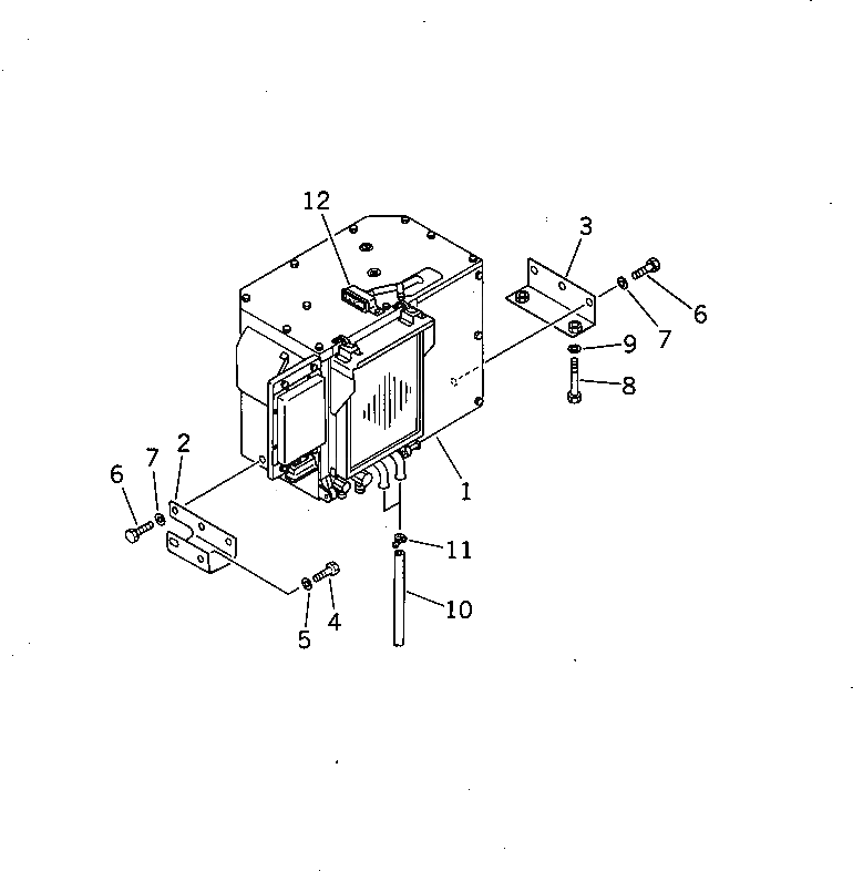 Кронштейн 19M-979-2810 Komatsu