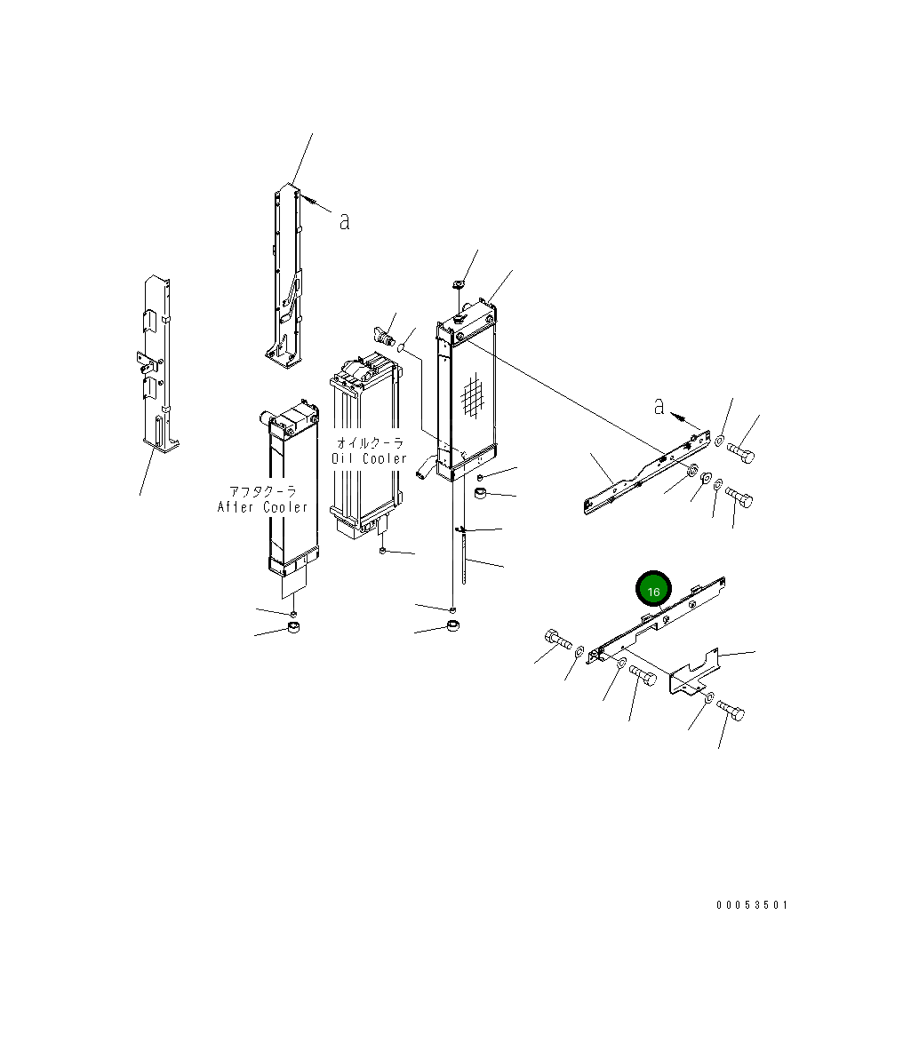Кронштейн 22U-03-28550 Komatsu