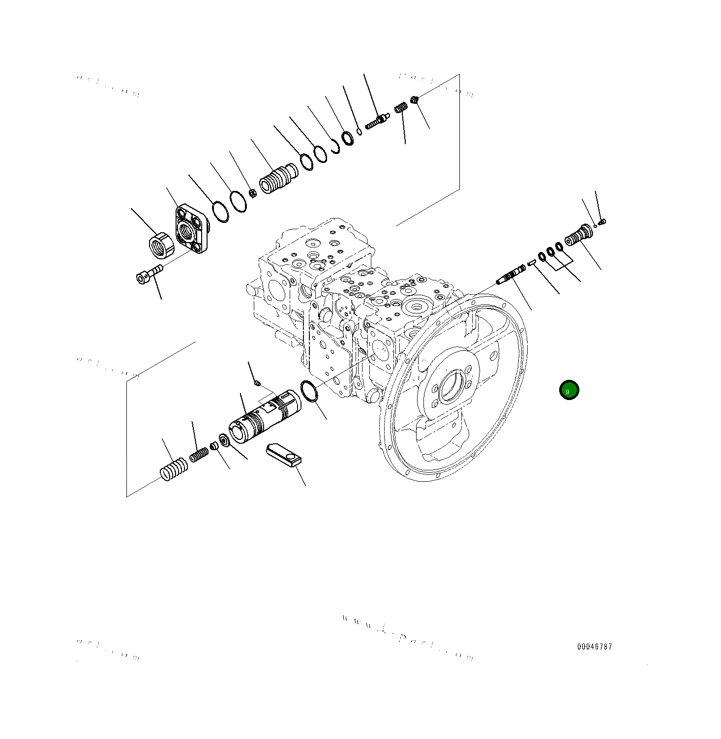 Палец 7082L35281 Komatsu