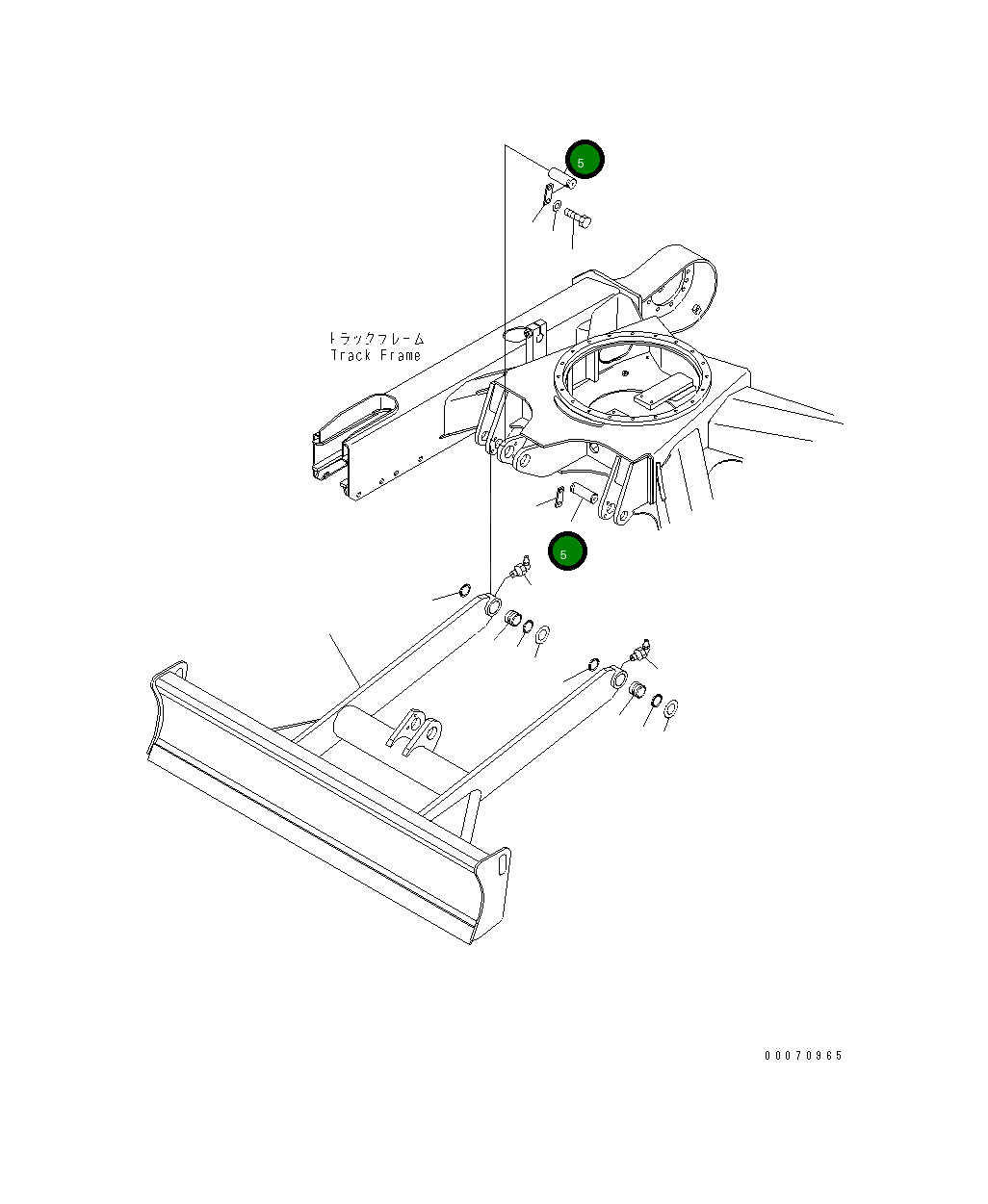 Палец 22L-71-21120 Komatsu