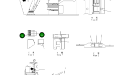 Наклейка 41E-93-21150 Komatsu