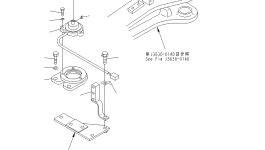 Кронштейн 569-86-8K430 Komatsu