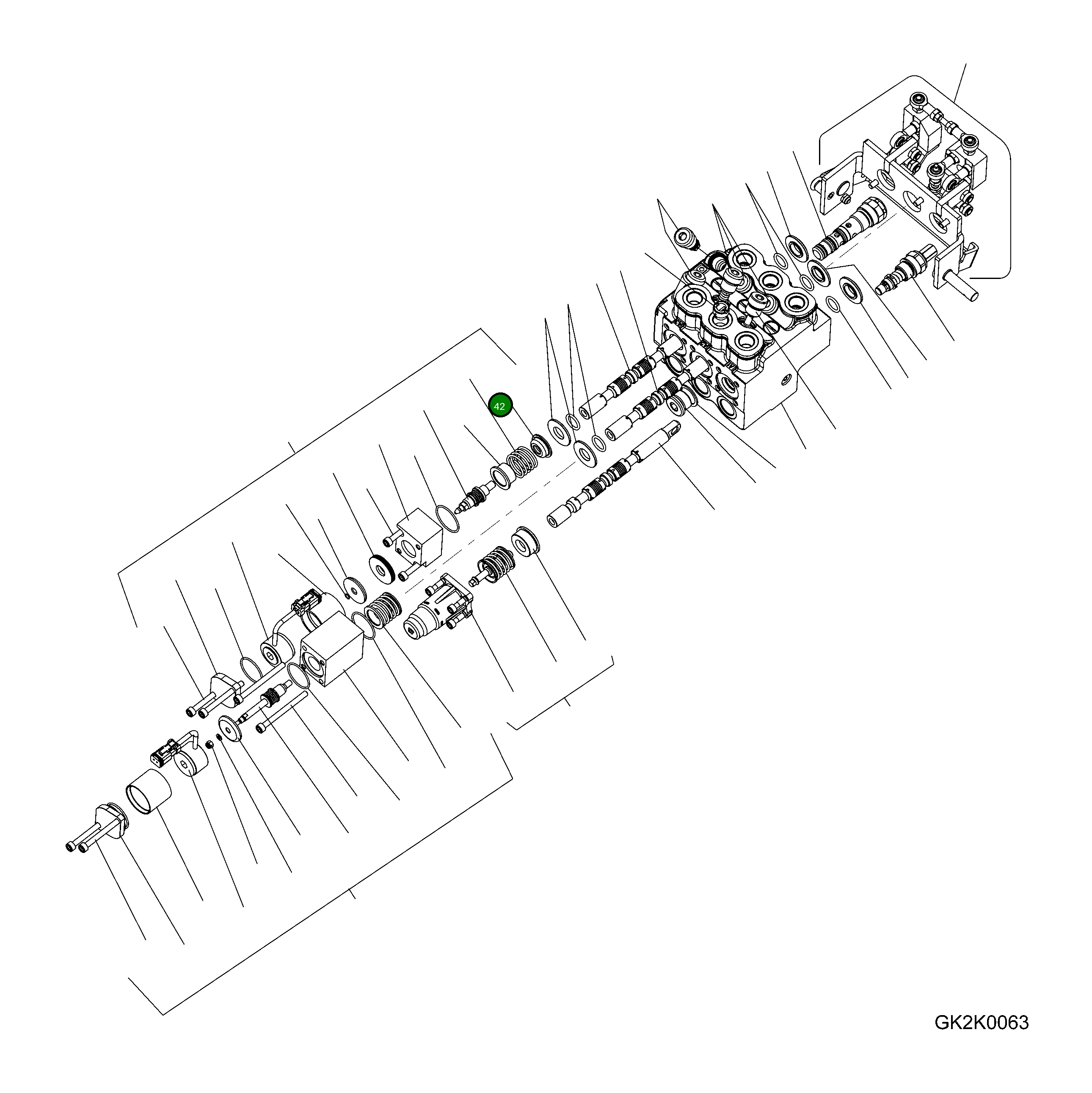 Колпак 42T-64-H0R23 Komatsu