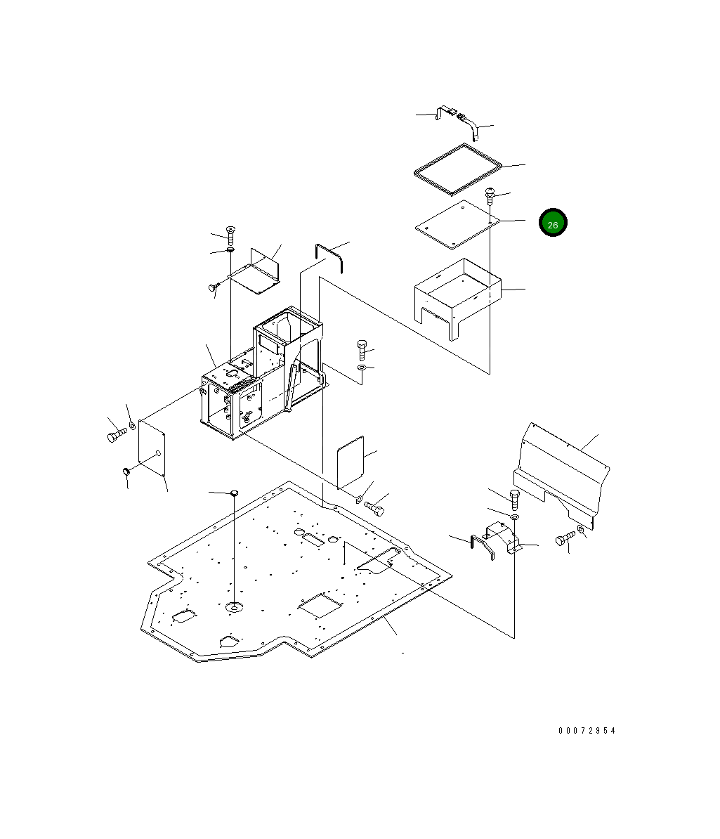 Лист 426-54-32261 Komatsu