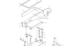 Кронштейн 21X-06-31211 Komatsu