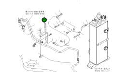 Кронштейн 427-43-29240 Komatsu