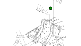 Палец 21N-70-37210 Komatsu