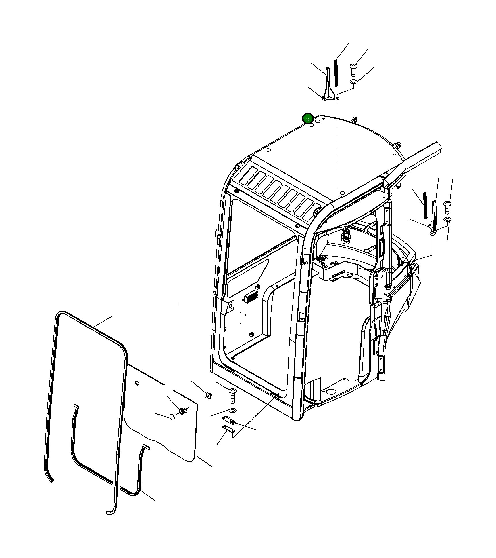 Кронштейн 22J-54-R7930 Komatsu