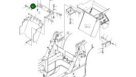 Кронштейн 8234-70-4181 Komatsu