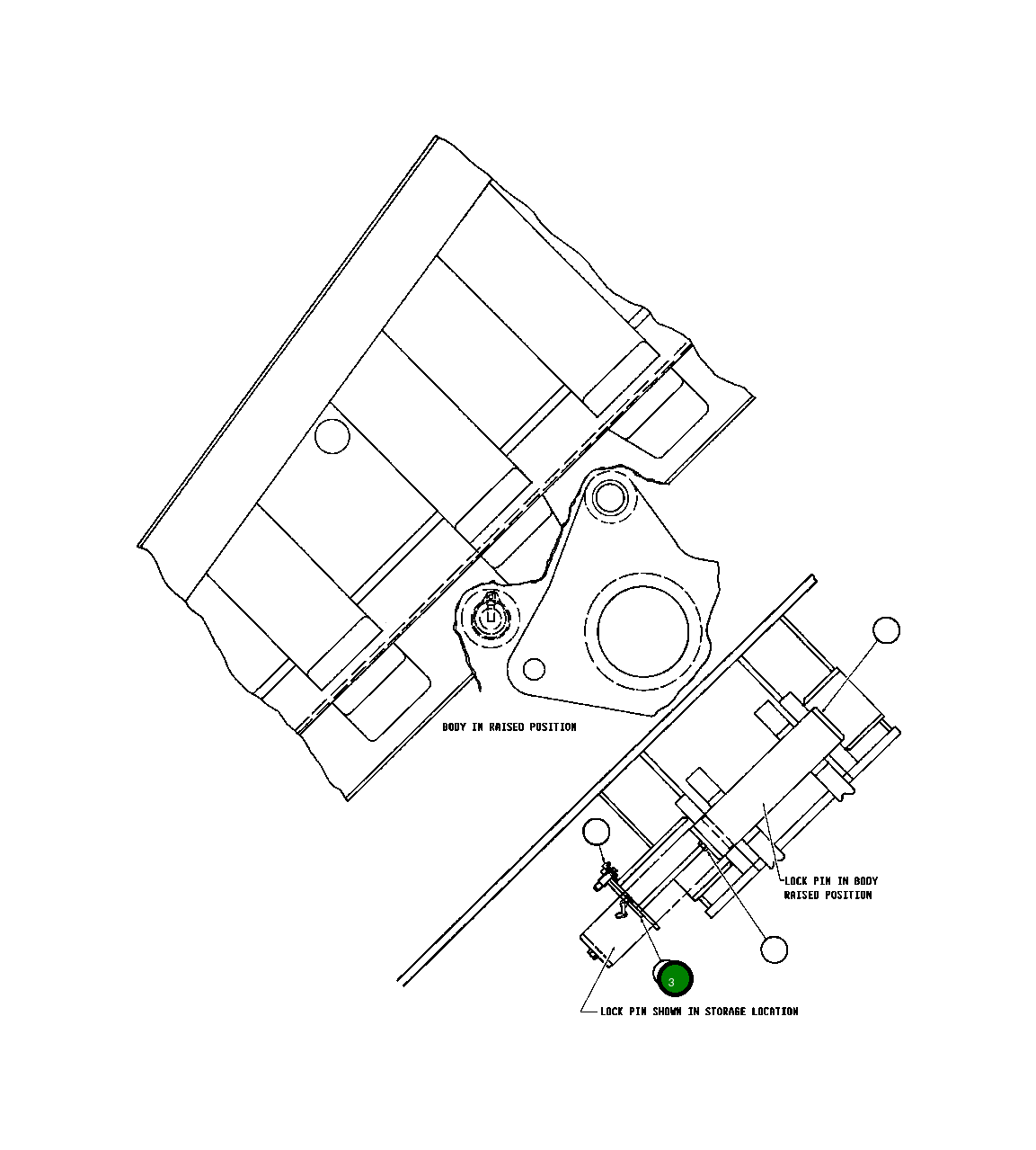 Крепление TY9289 Komatsu