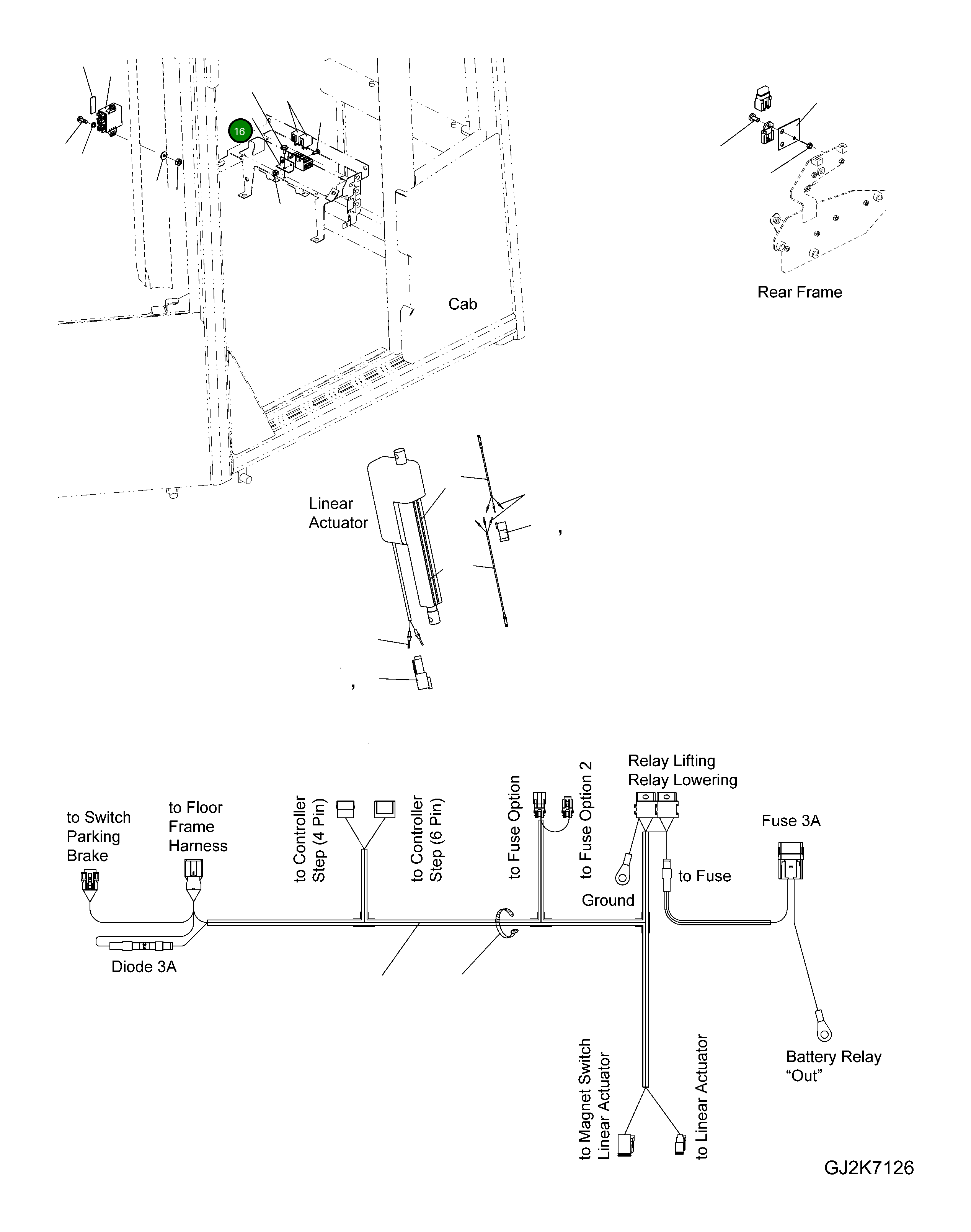 Кронштейн 423-06-H1540 Komatsu