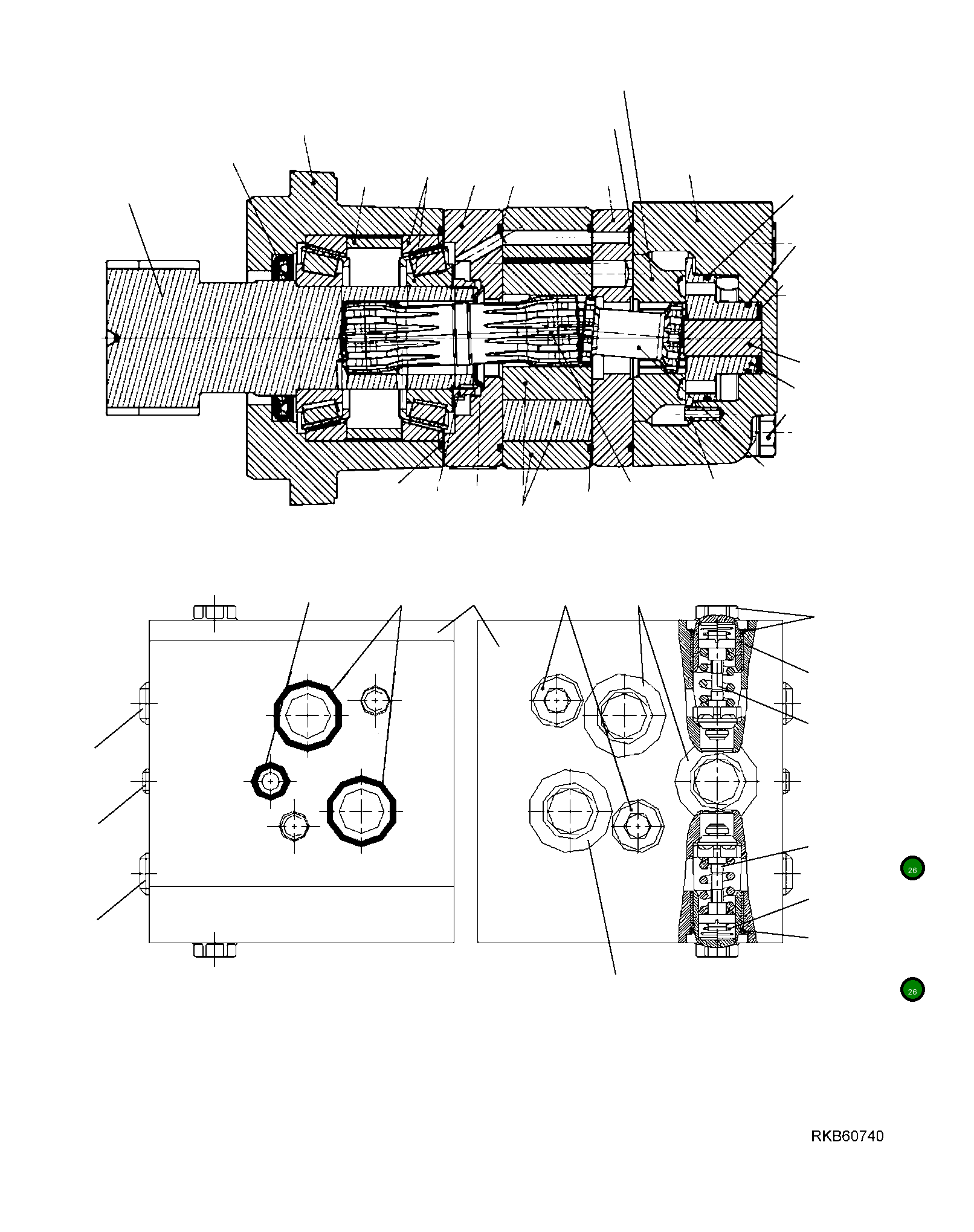 Палец 22L-09-R9430 Komatsu