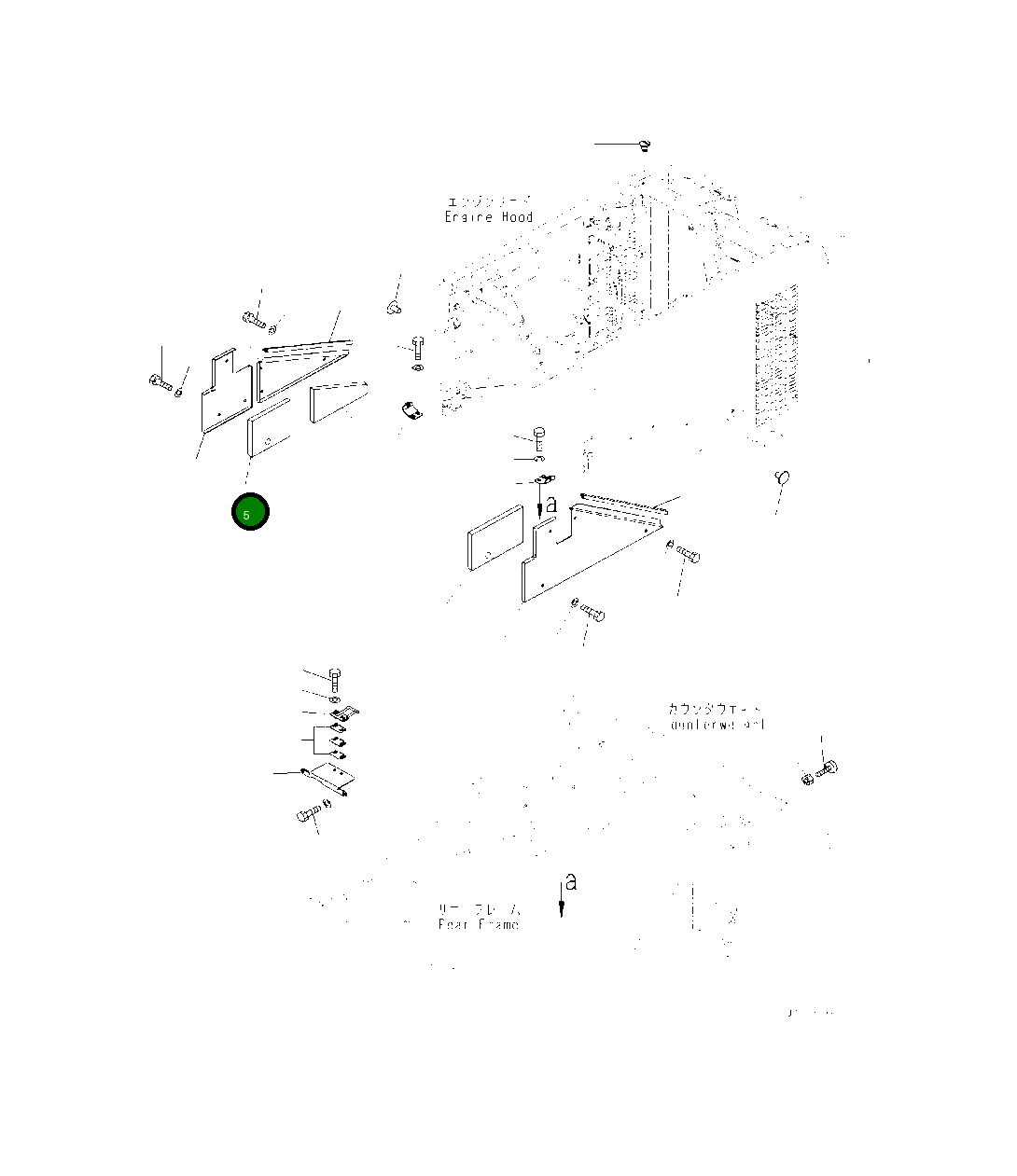 Лист 418-54-51790 Komatsu