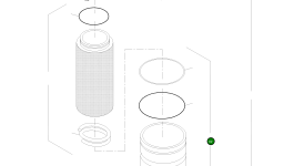 Корпус фильтра 799 501 73 Komatsu
