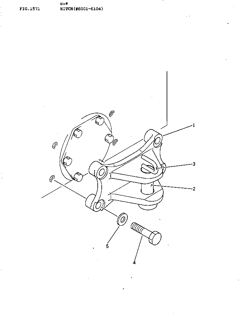 Крюк 120-69-31141 Komatsu