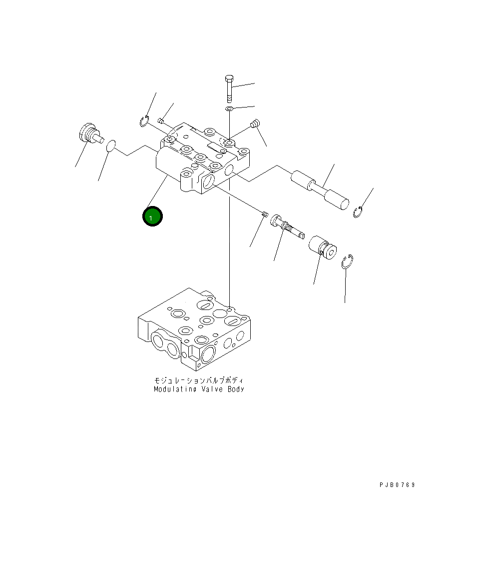 Корпус 134-15-35411 Komatsu