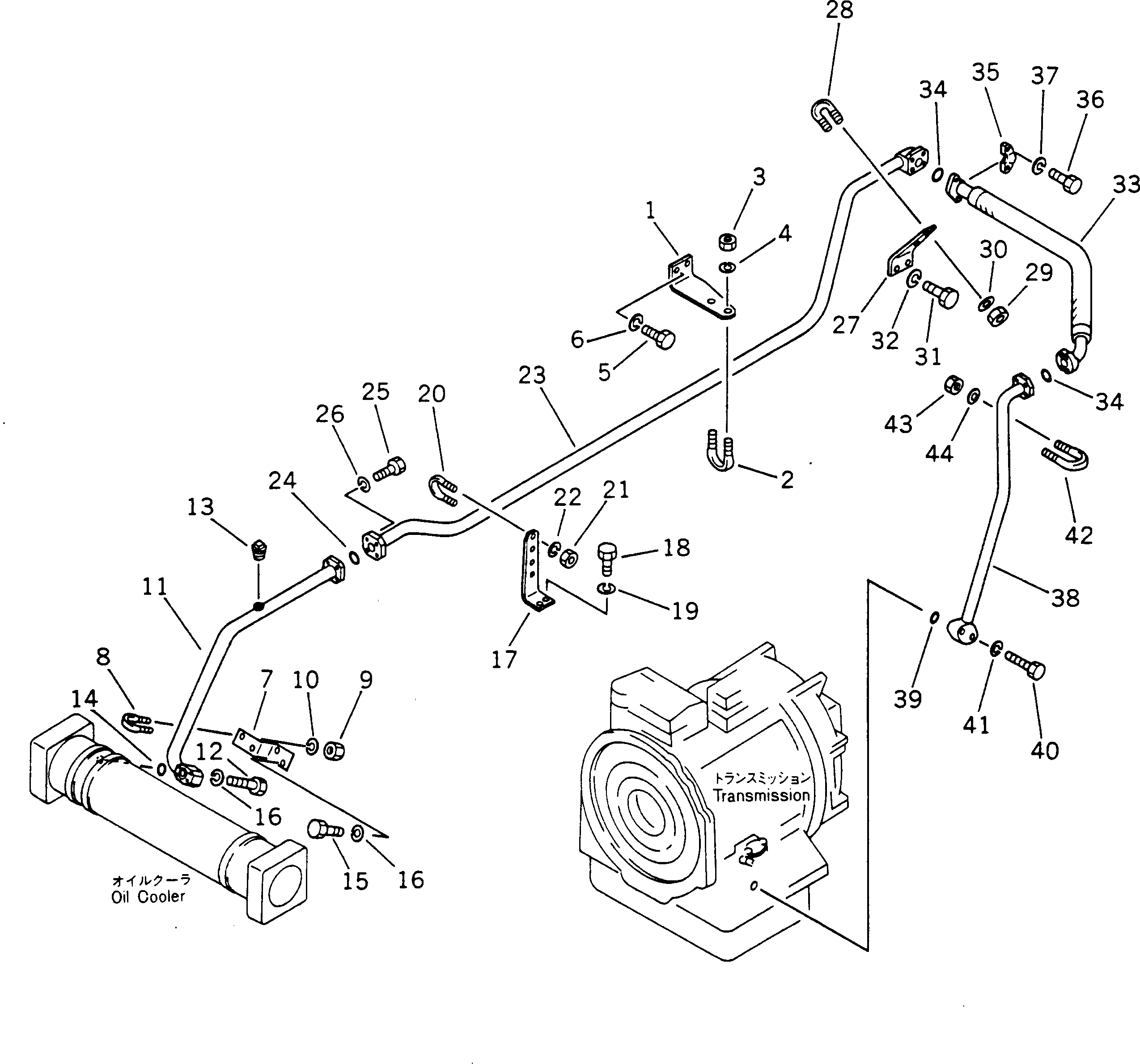 Трубка 561-16-31270 Komatsu