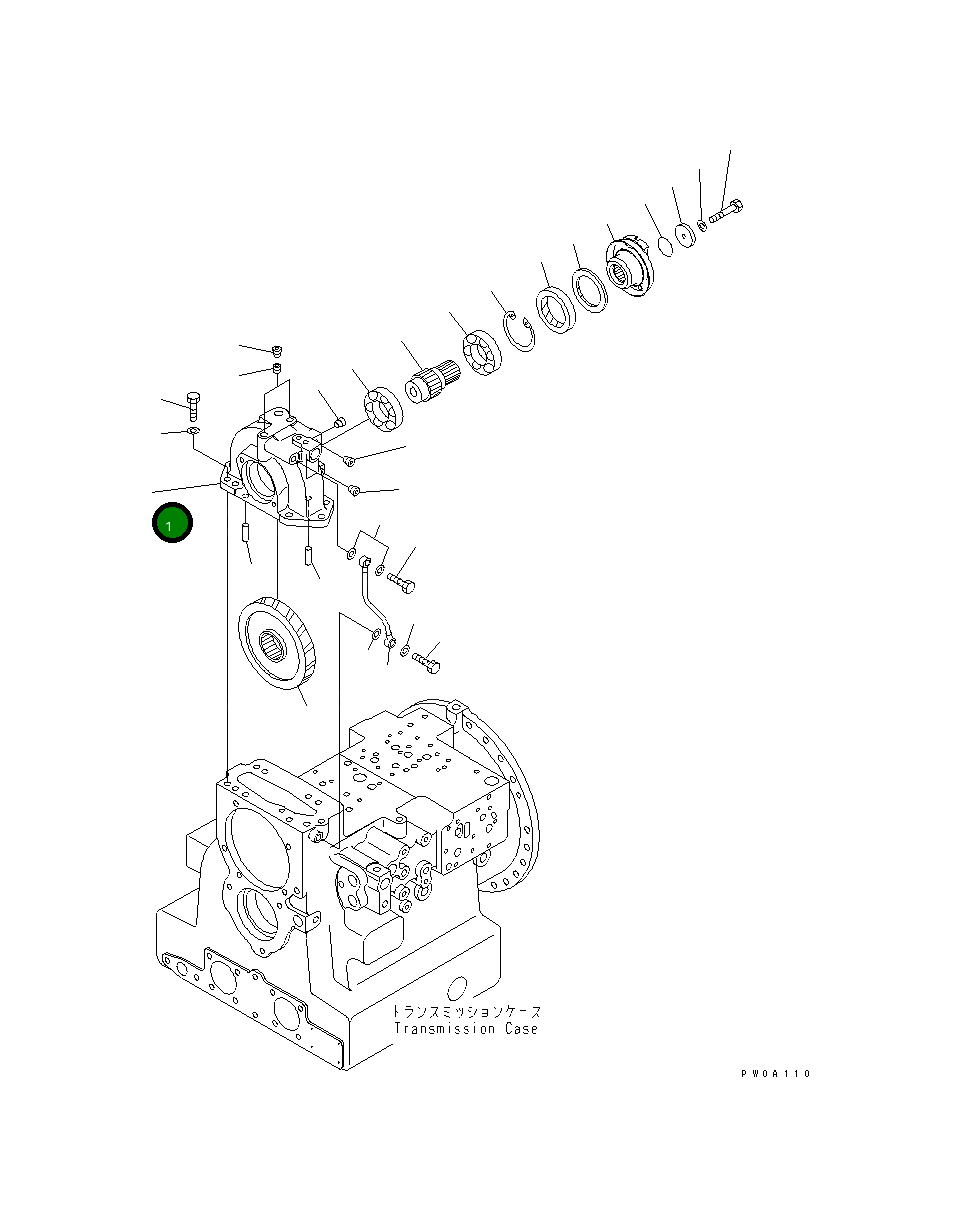 Корпус 124-Y60-6112 Komatsu