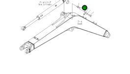 Палец 22F-70-21191 Komatsu