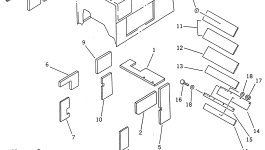 Лист 41H-54-11170 Komatsu