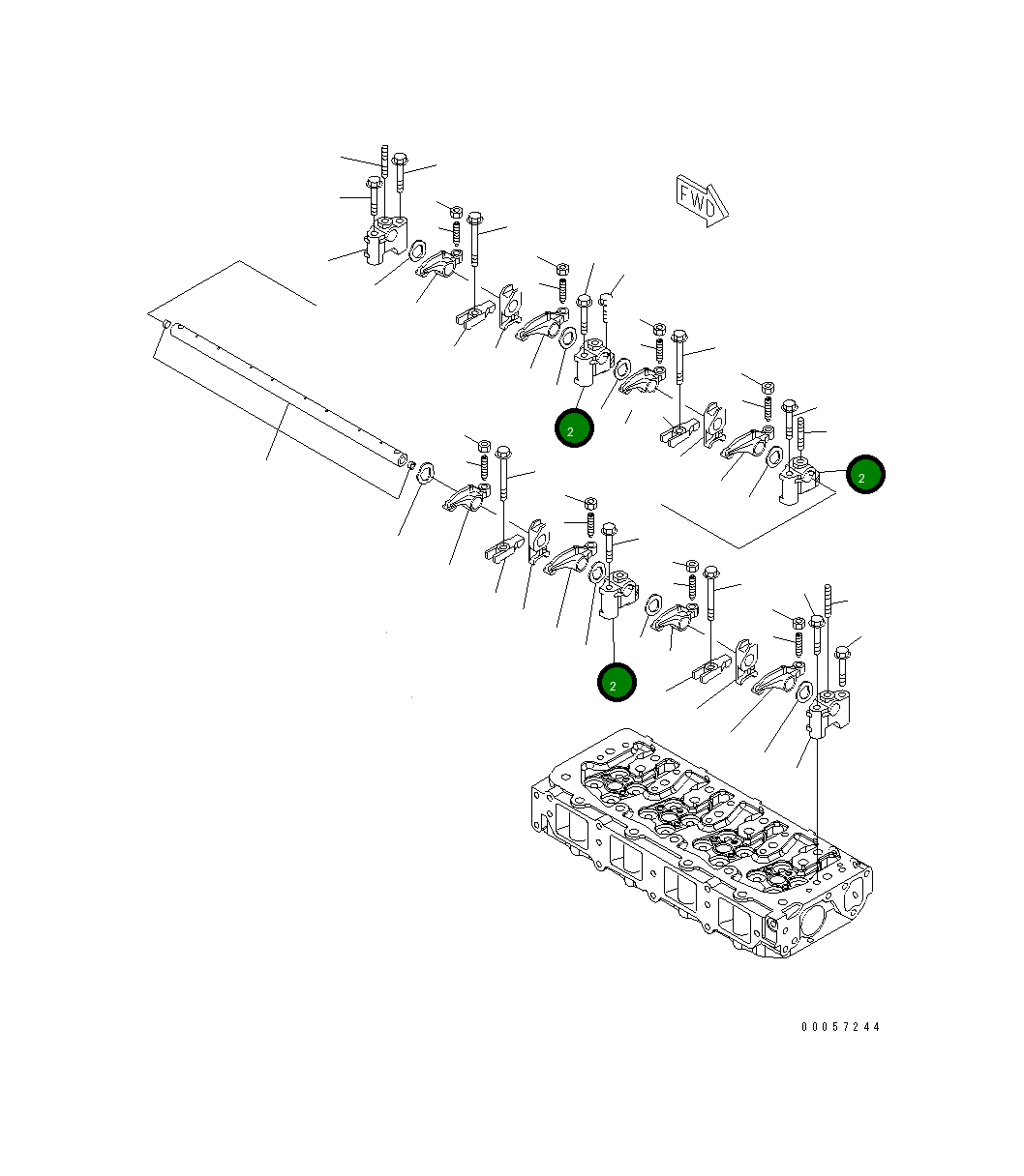 Опора YM129508-11270 Komatsu