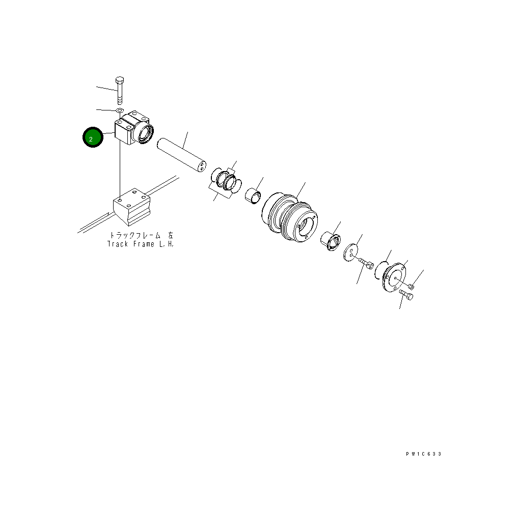 Опора 207-30-75121 Komatsu