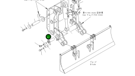 Палец 21J-910-1240 Komatsu