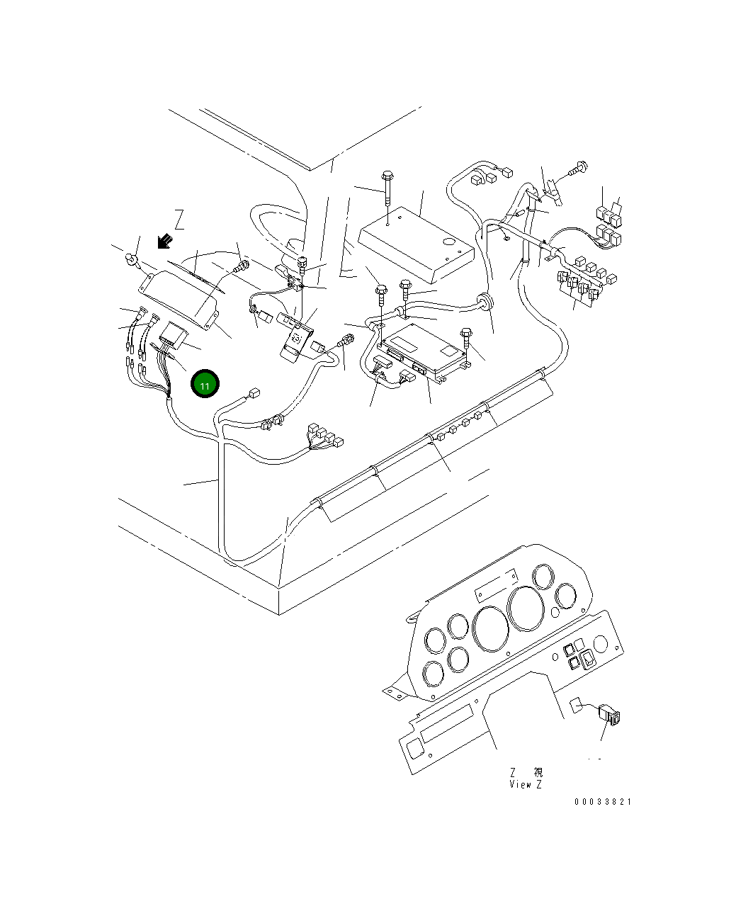 Кронштейн 566-88-6H210 Komatsu