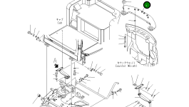 Кронштейн 22L-54-22610 Komatsu