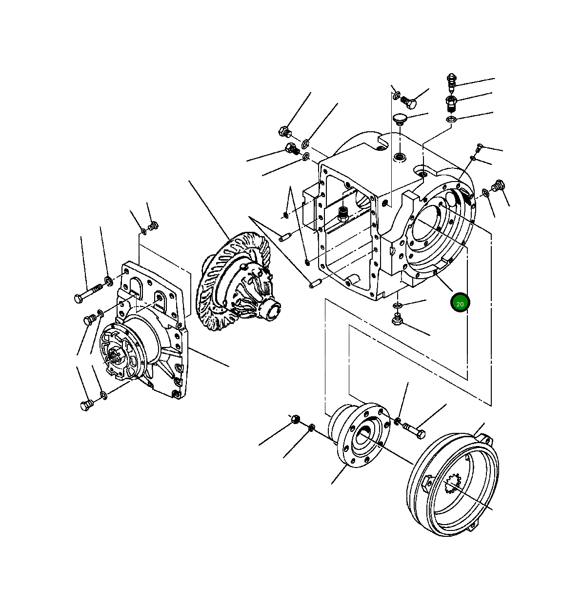 Корпус 1430 219 H1 Komatsu