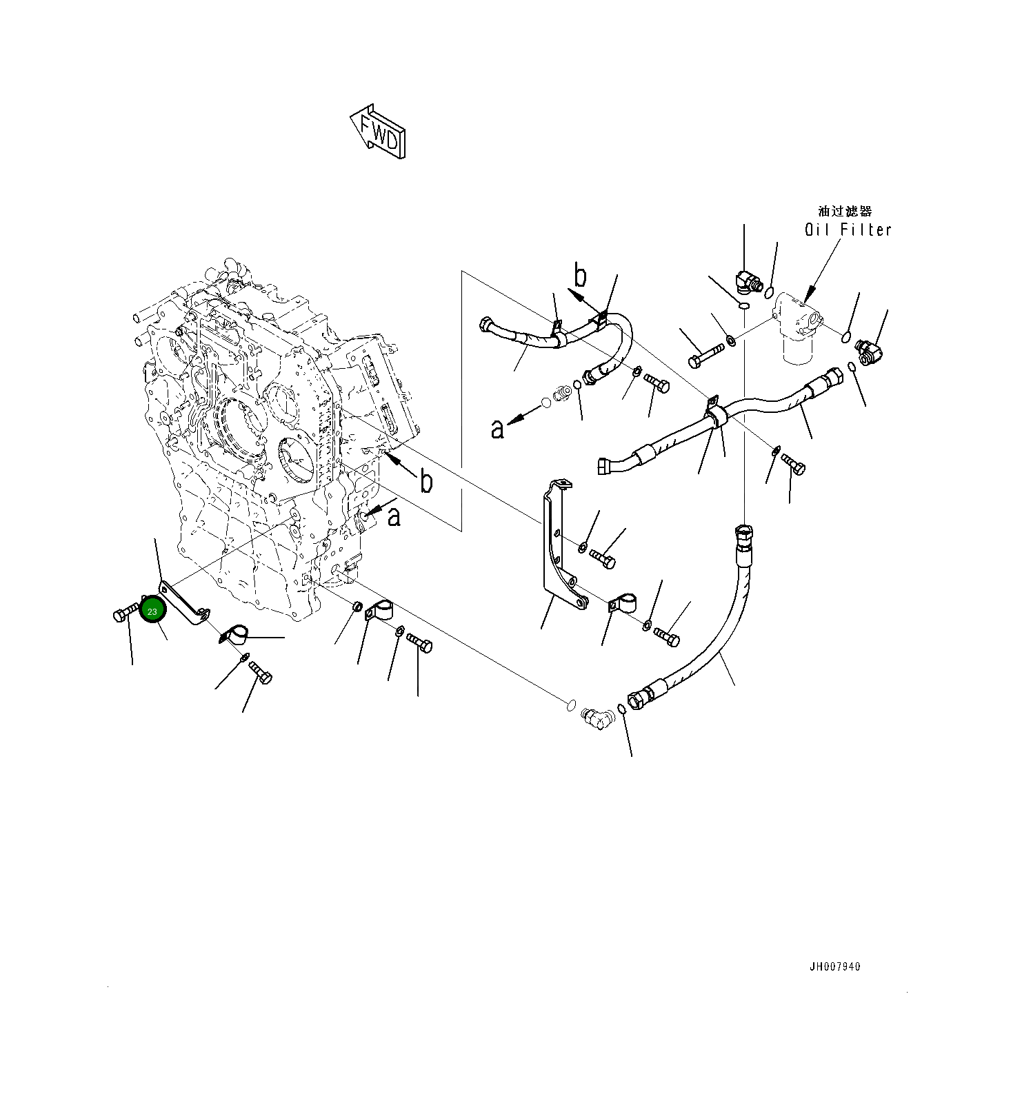 Кронштейн 205-01-32190 Komatsu