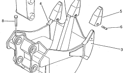 Палец 09244-02508 Komatsu