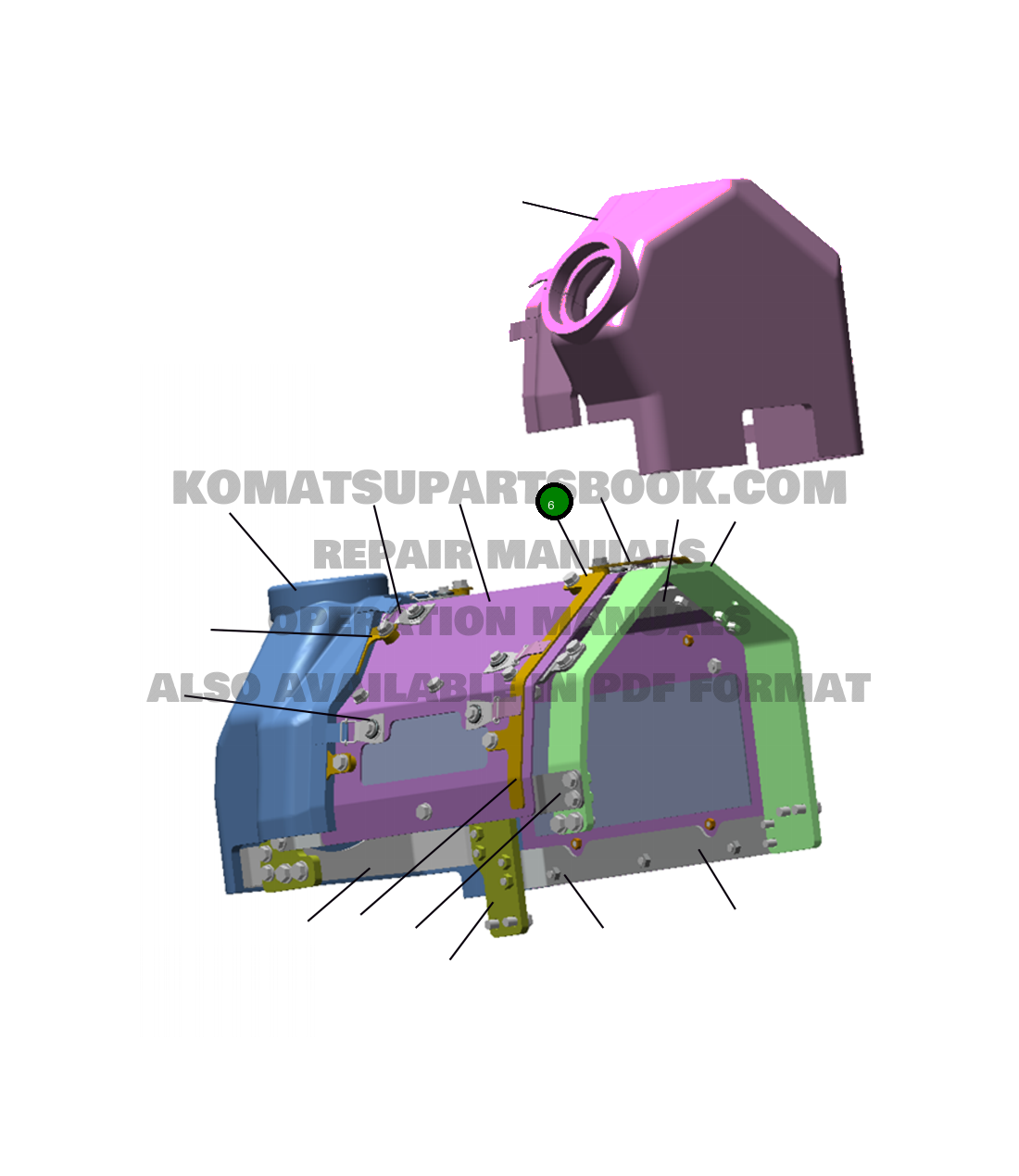 Кронштейн 207-01-A3160 Komatsu