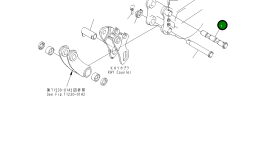 Палец 21X-70-23520 Komatsu