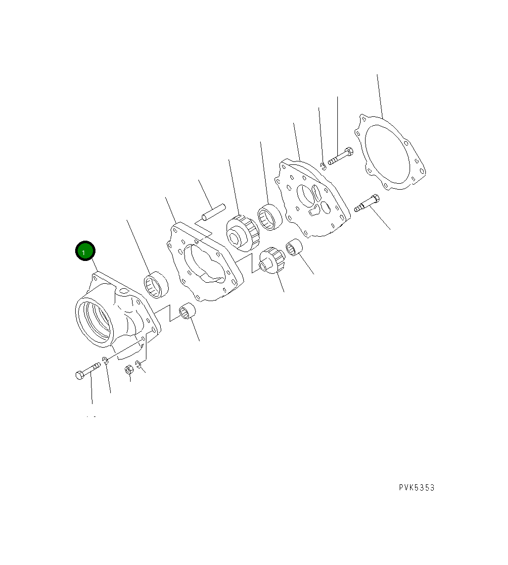 Корпус 113-15-24810 Komatsu