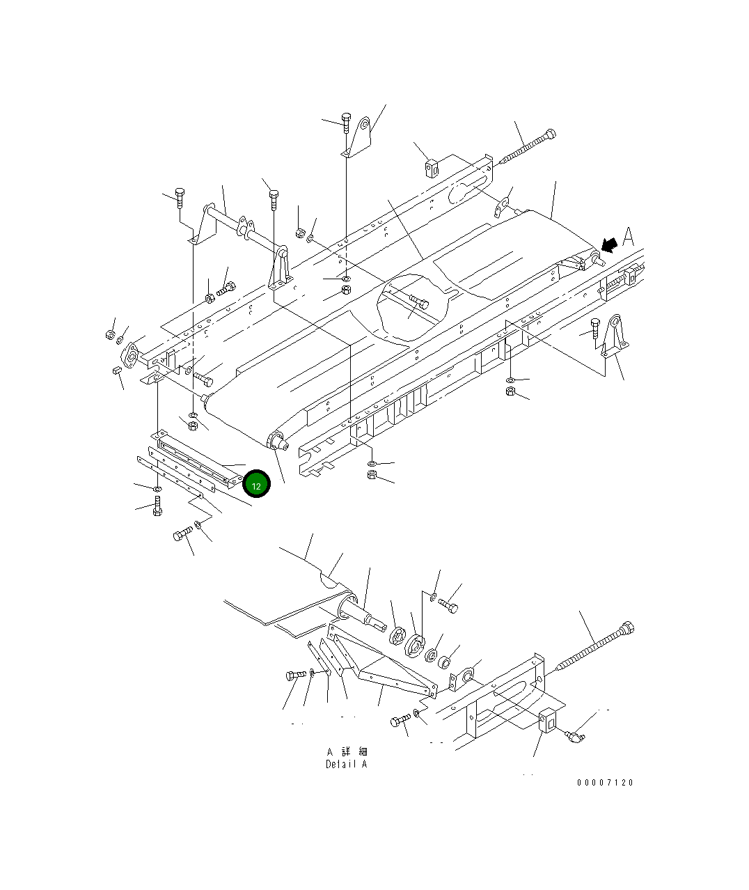 Кронштейн KWKKS-75-12170 Komatsu