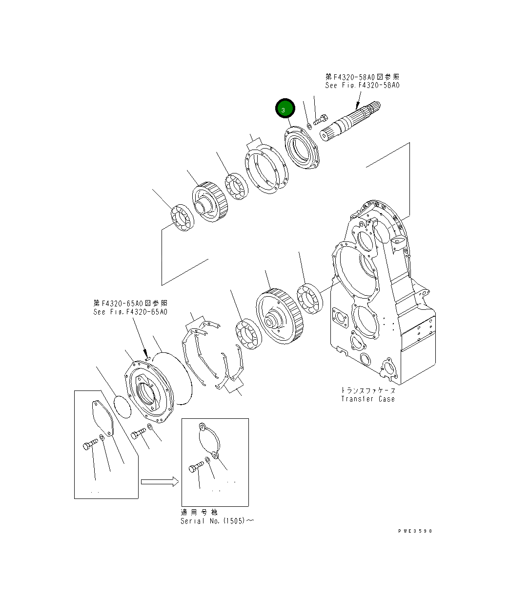 Клетка 421-15-13191 Komatsu