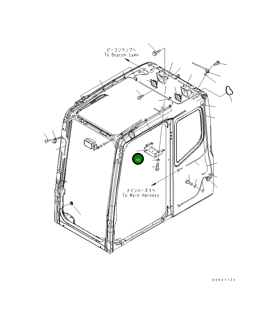 Кронштейн 203-54-71420 Komatsu