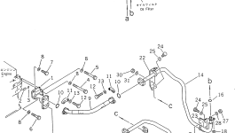 Кронштейн 566-61-83190 Komatsu